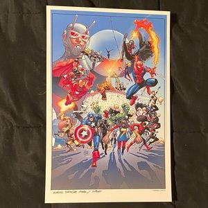 MARVEL 80th Birthday 2019 Lithograph - DISNEYLAND Exclusive! Wolverine & more!